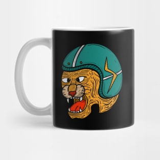 Tiger with helmet Mug